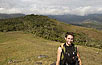 Glenn in grasslands of Gran Pajonal