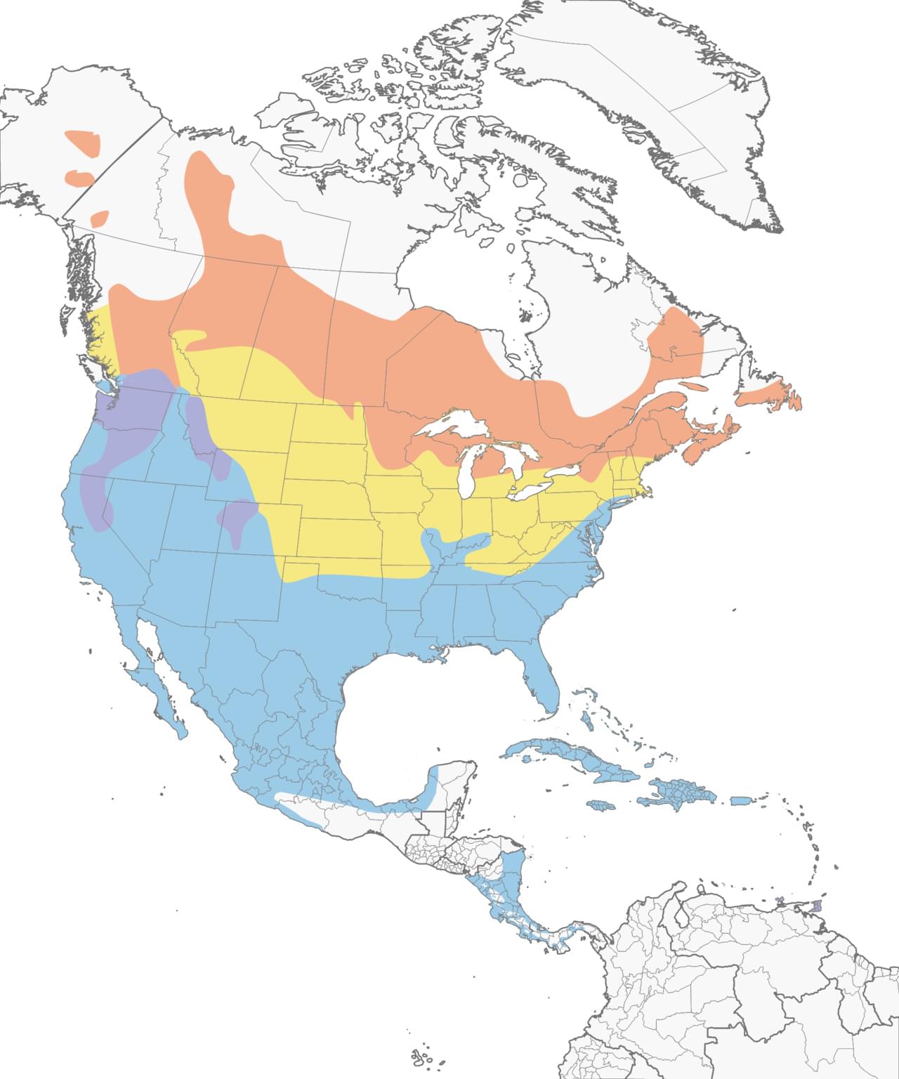 Ring-necked Duck Range Map