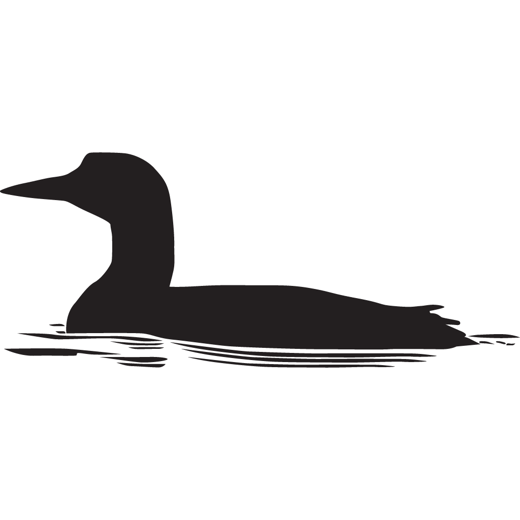 Silhouette Loons