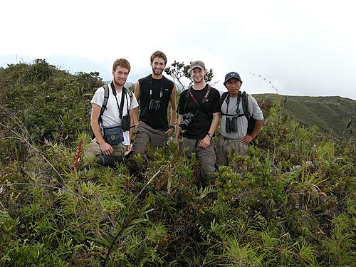 A cold, rainy three days above treeline got the team to the top of Menkoremon peak.