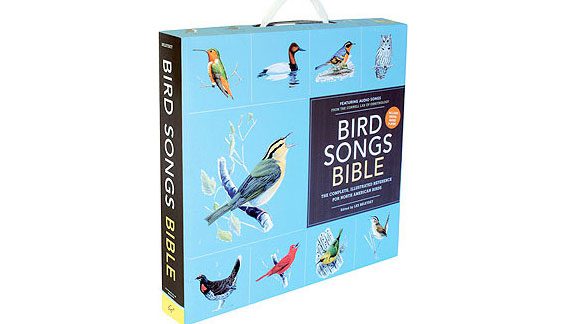 The Bird Songs Bible Chronicle Books features hundreds of recordings from the Cornell Lab
