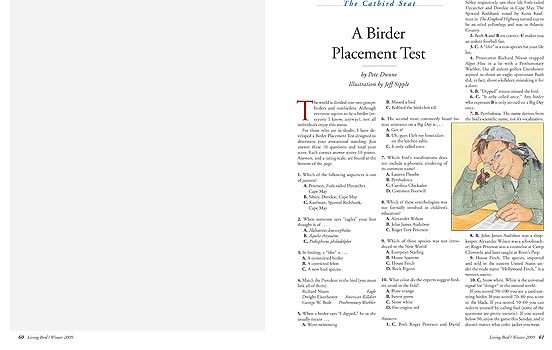 catbird seat birder quiz