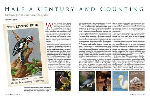 50th anniversary of Living Bird magazine