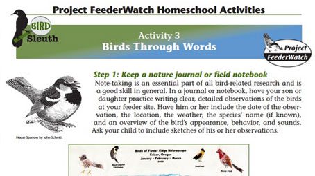 Homeschooler's Guide to Project FeederWatch