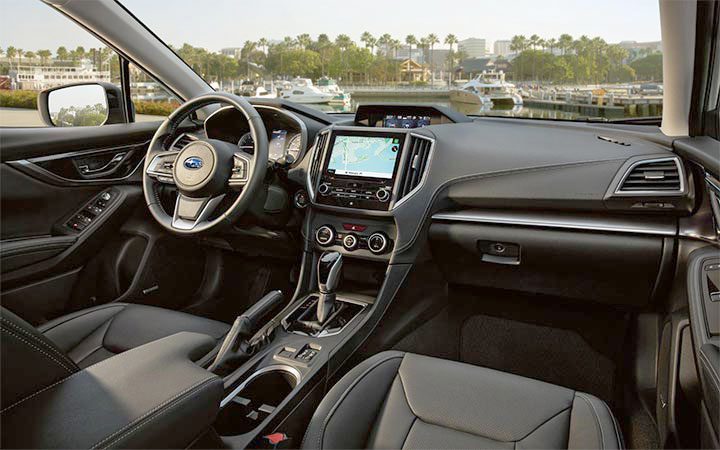 inside of a Subaru