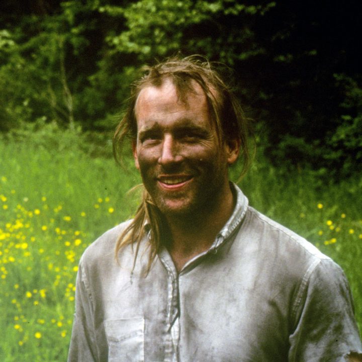 soot-covered author doing fieldwork in the late 1990s. Image courtesy of Hugh Powell.