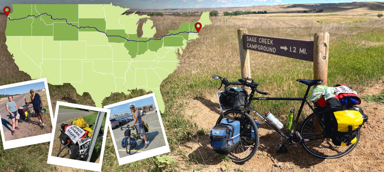 Photos from Scott Edwards’s bike ride all courtesy of Scott Edwards. Map by Jillian Ditner.