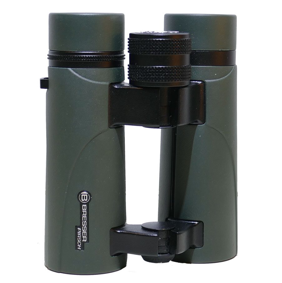 green and black binoculars